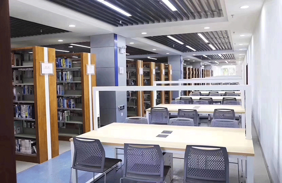 南京圖書館閱覽桌椅_迪歐家具