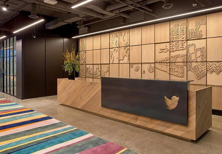 Twitter多倫多協(xié)作交流辦公家具設(shè)計(jì)欣賞_迪歐家具