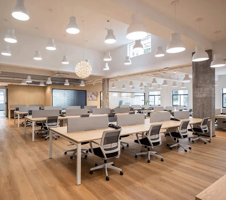 上海傳媒公司辦公家具設計定制欣賞_迪歐家具
