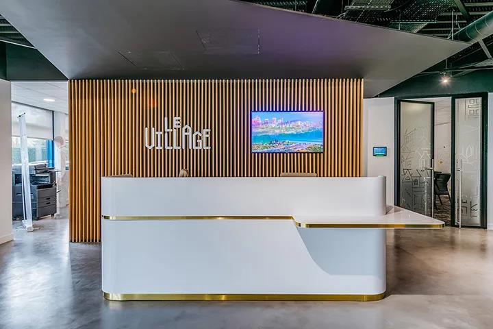 聯合辦公室家具定制設計欣賞_迪歐家具