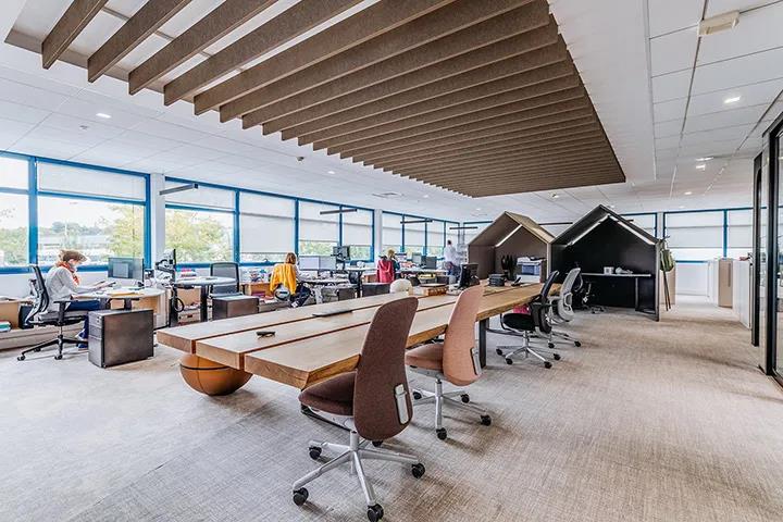 聯合辦公室家具定制設計欣賞_迪歐家具