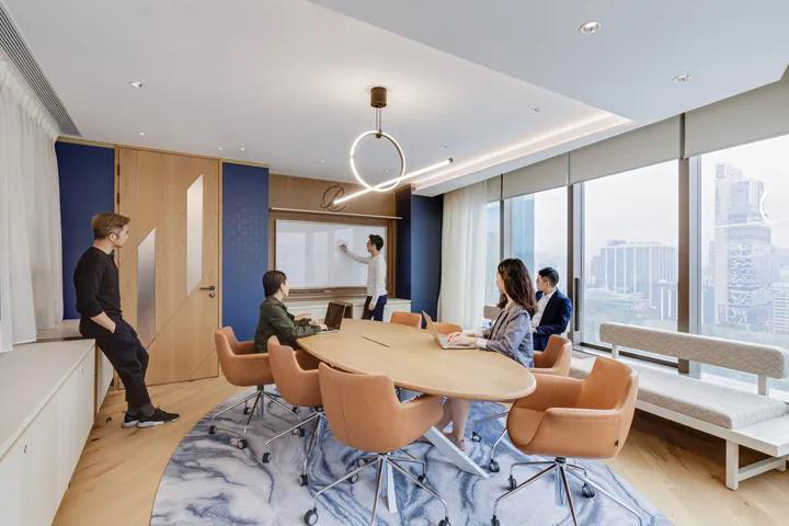 高端酒類(lèi)公司辦公家具定制設(shè)計(jì)_迪歐家具