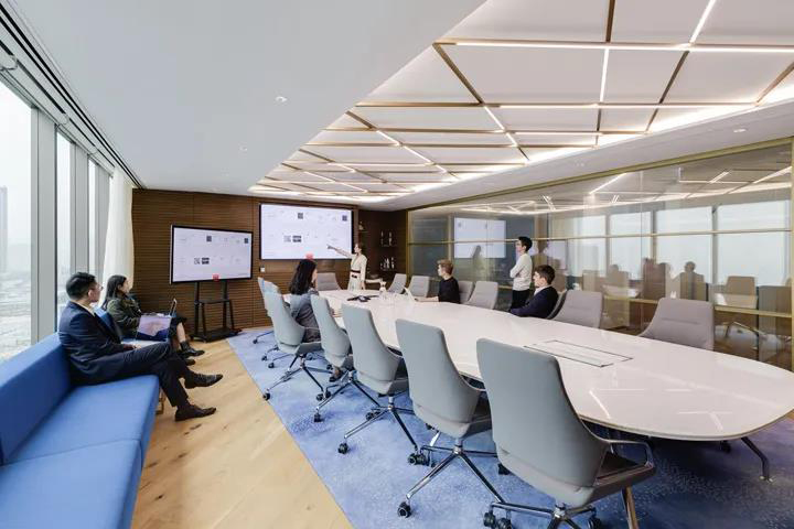 高端酒類(lèi)公司辦公家具定制設(shè)計(jì)_迪歐家具