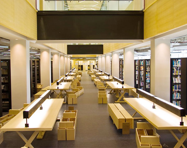 圖書館家具-閱覽桌椅